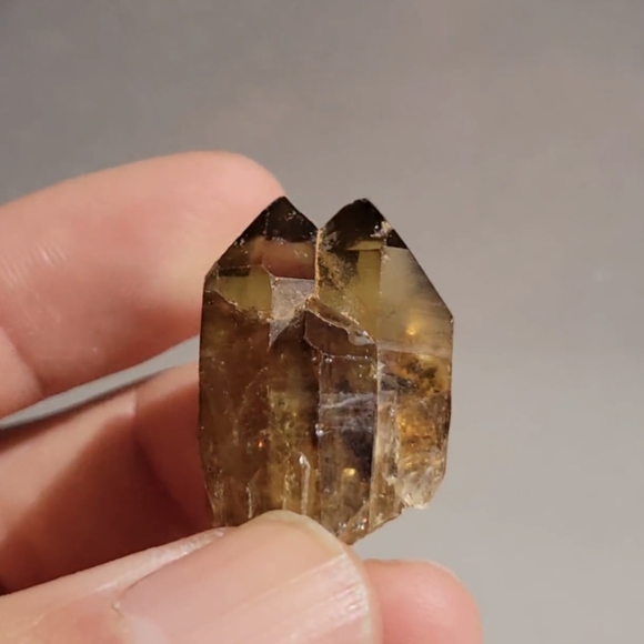 Natural Trio Kundalini Citrine Quartz Crystal - Picture 9 of 9